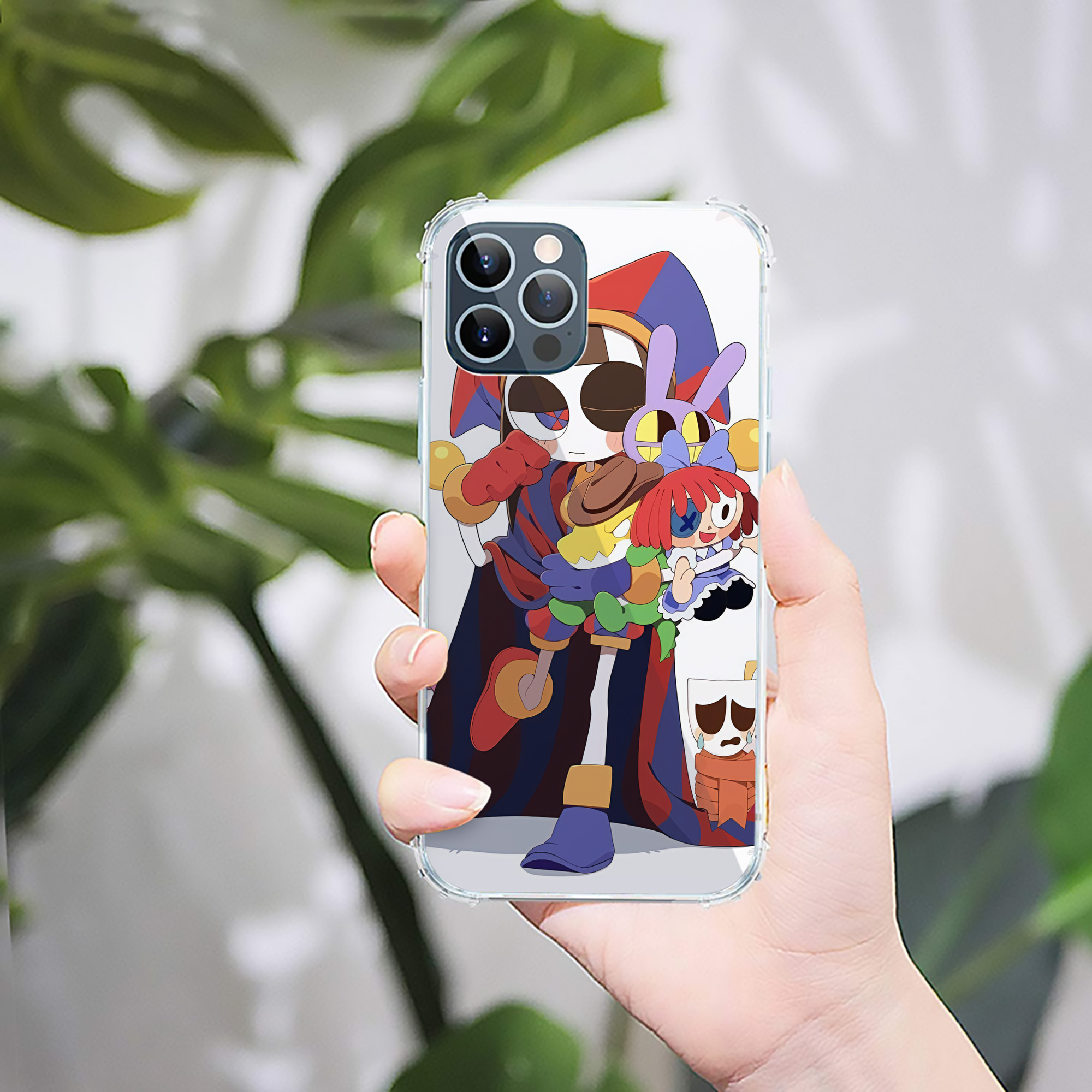 （画像用） アンパンマン Anpanman 【iPhone 12シリーズ対応】透明スマホケース（クリアソフトケース）